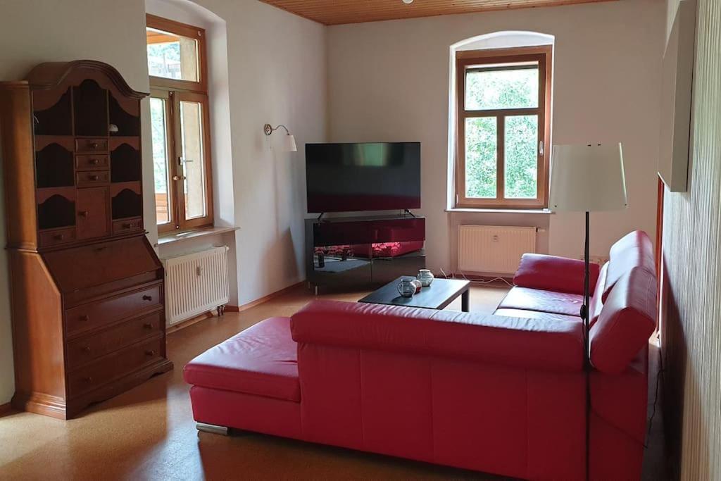 Idyllische Ferienwohnung In Zentrumsnaehe Dresda Exterior foto