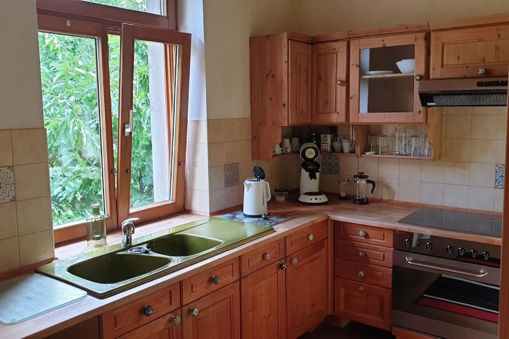 Idyllische Ferienwohnung In Zentrumsnaehe Dresda Exterior foto